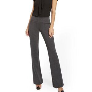 New York & Company Women's High Rise Bootcut Dress Pant, Grey Ponte size XS NWOT
